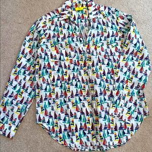 Roller Rabbit Linen Blouse